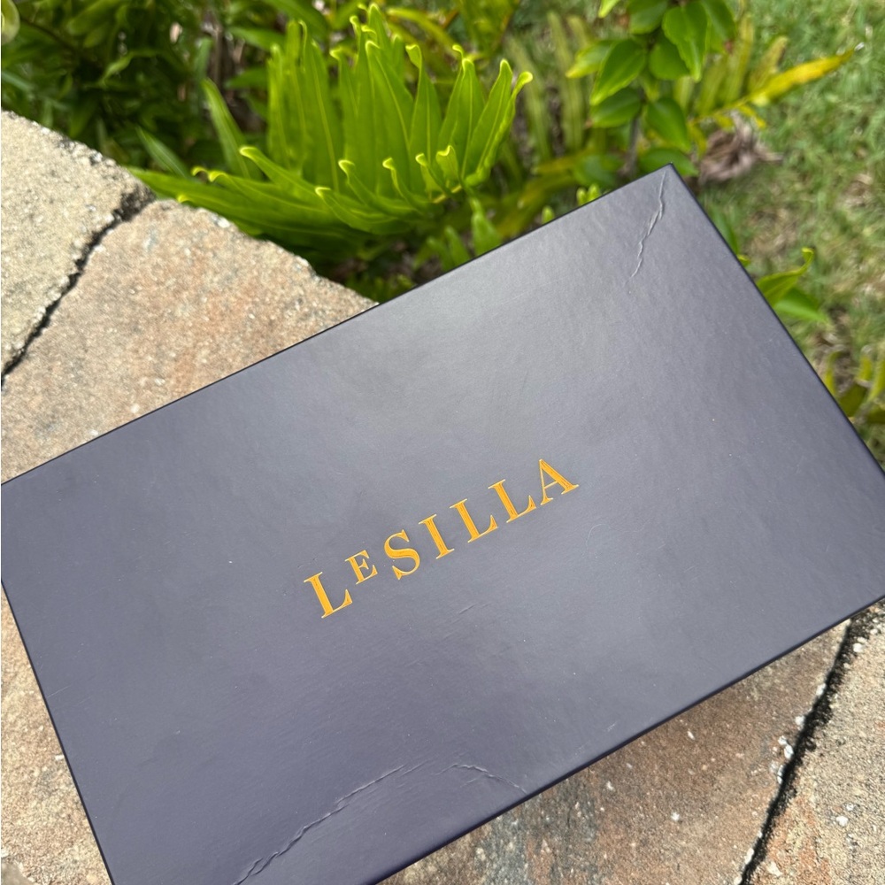 Le Silla Rose Gold Metallic Slide Sandals with Crystal Detail – EU 38 / US 7.5 - Picture 9 of 11